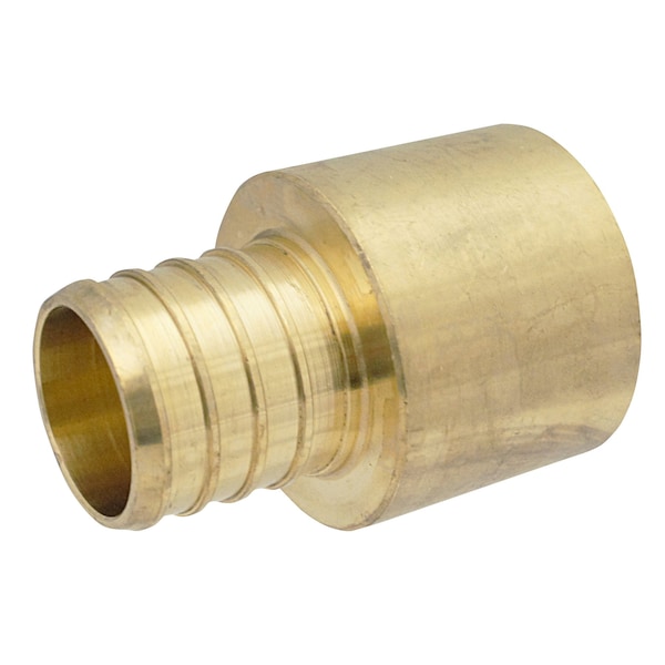 Apollo 1 in. Brass PEX Barb x 1 in. Female Copper Sweat Adapter APXFSA11 - main